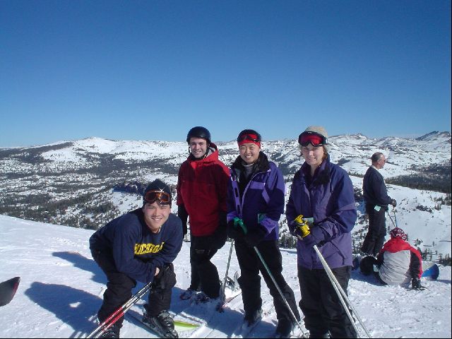 Top of "Cornice Express"
Me, Will, Nancy, Anna