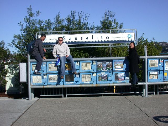 Sausalito!
Alvin, Me, the Sign, Nancy