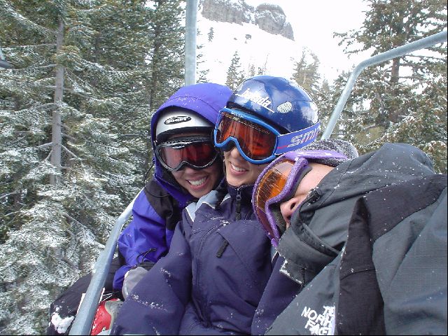 Heading Up #10 on Kirkwood's Backside
Amy, Cindy, Dave