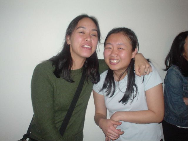 Joyce and an uncomfortable Nancy
<No Caption>