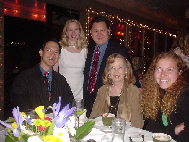 Rehearsal Dinner
The Bride and Groom at Ousie's Table