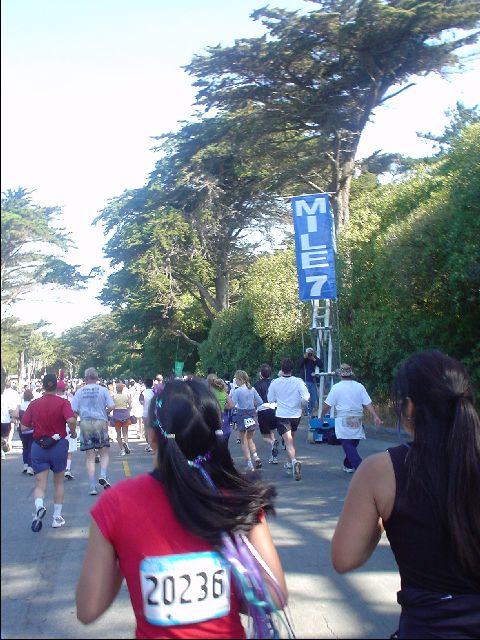 Mile 7 Marker
and Melanie