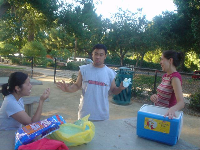 "Sorry... I'll have to say 'no' to both of you..."
Amy, Alvin, Lani