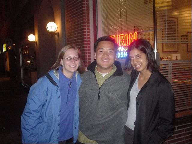 Kathleen, Mike, Sapna
<No Caption>