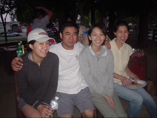 Money Shot
Kathy, Alvin, Julie and Lani at Alvin's Birthday BBQ