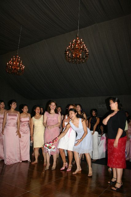 Catching the Bouqette
<No Caption>